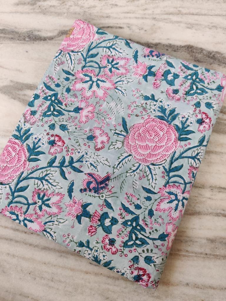 hand block print fabric sold By Meter