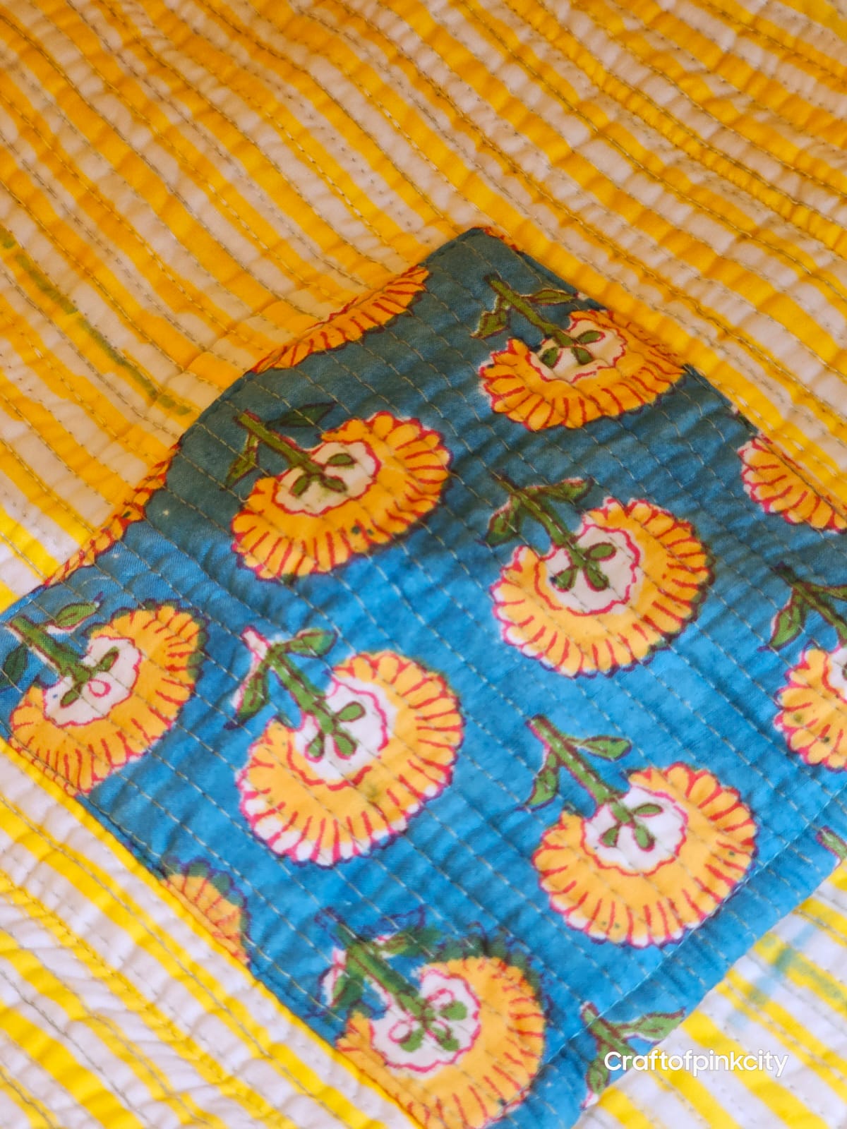 The Beach bags Hand block Printed Tote Bag both side printed