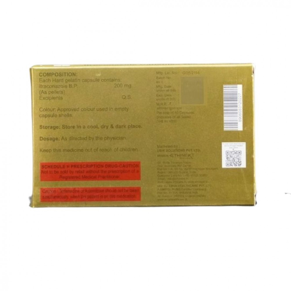 Itra RD Capsules 200mg - Buy Online, dermatologist recommended ...