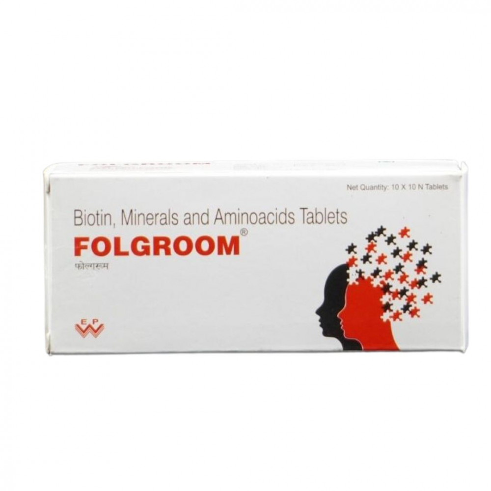 Folgroom Tablets - Buy Online, dermatologist recommended - CutisKart.com