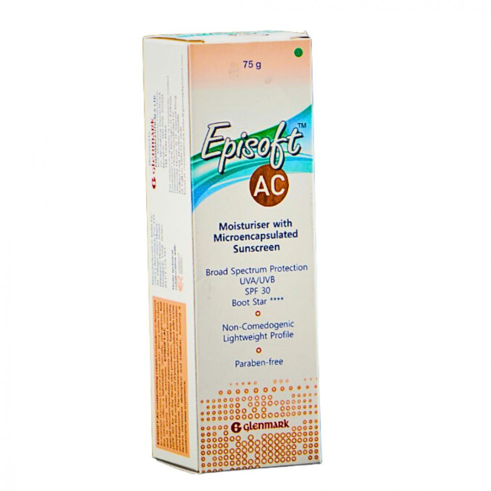 Episoft Ac Moisturiser Spf 30, 75gm - Buy Online, Discount Available ...