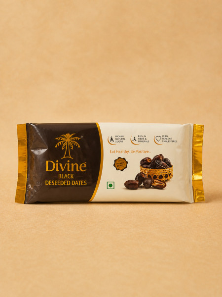 Image of Divine Deseeded Black Dates  (500 g)