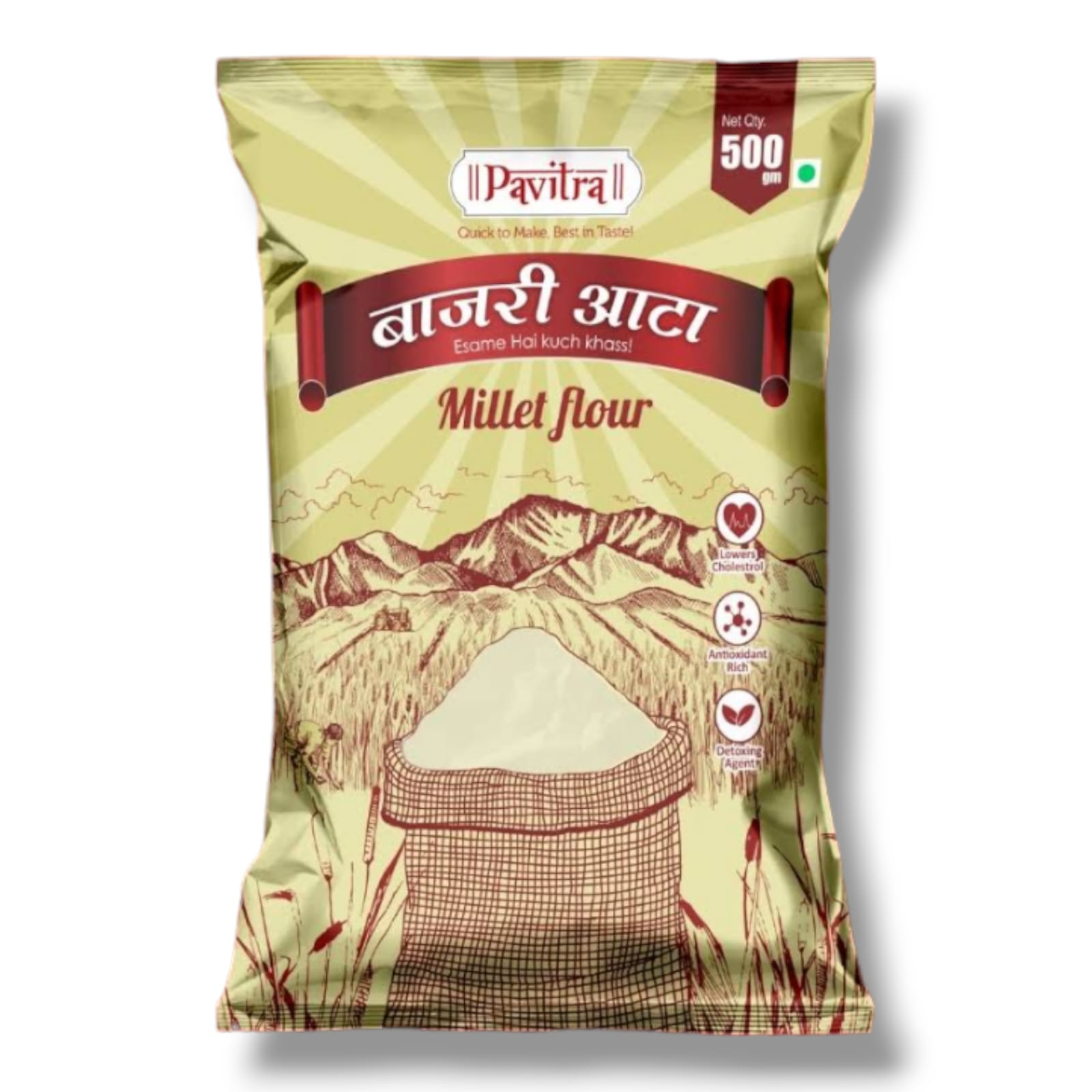 Pavitra Bajri Atta 500g