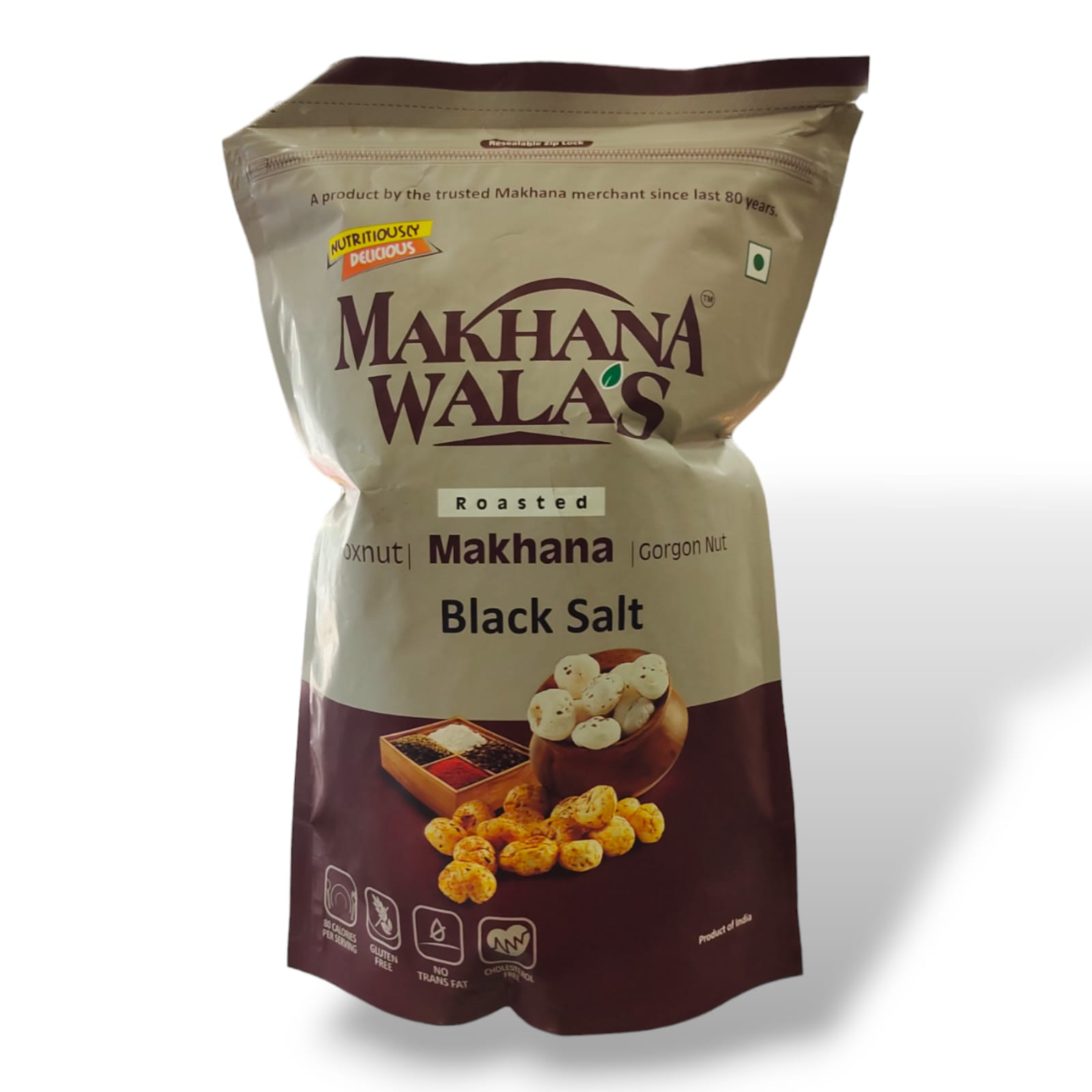 Makhanawalas Roasted Makhana - Black Salt 70 g