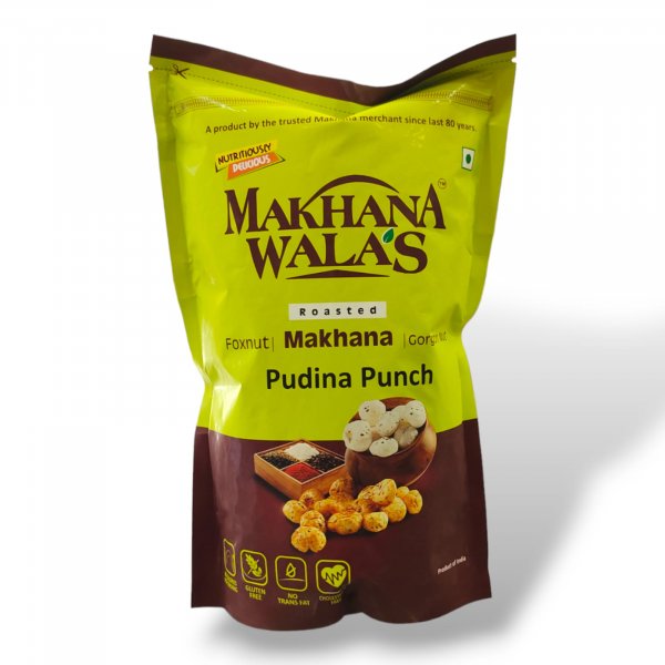 Image of Makhanawala&#039;s Roasted Makhana - Pudina Punch, 70 g