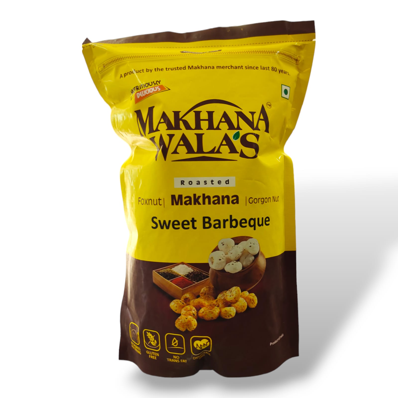 Makhanawalas Roasted Makhana - Sweet Barbeque 70 g