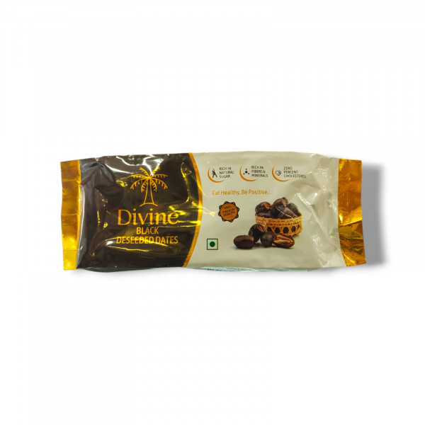 Image of Divine Deseeded Black Dates  (500 g)