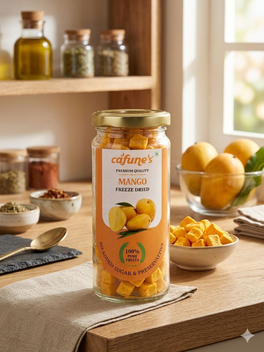 Sugar Free Dried Mango Bites- 30g