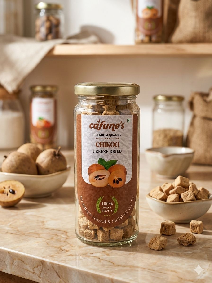 Dried Chikoo Bites- 40g