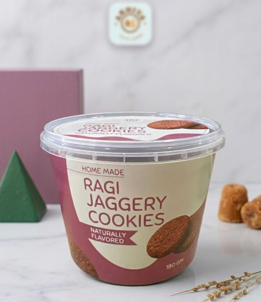Image of Ragi Jaggery Cookies- 180gm
