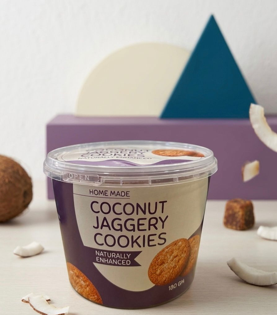 Coconut Jaggery Cookies- 180gm