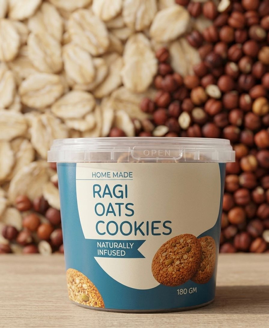 Ragi Oats Cookies- 180gm