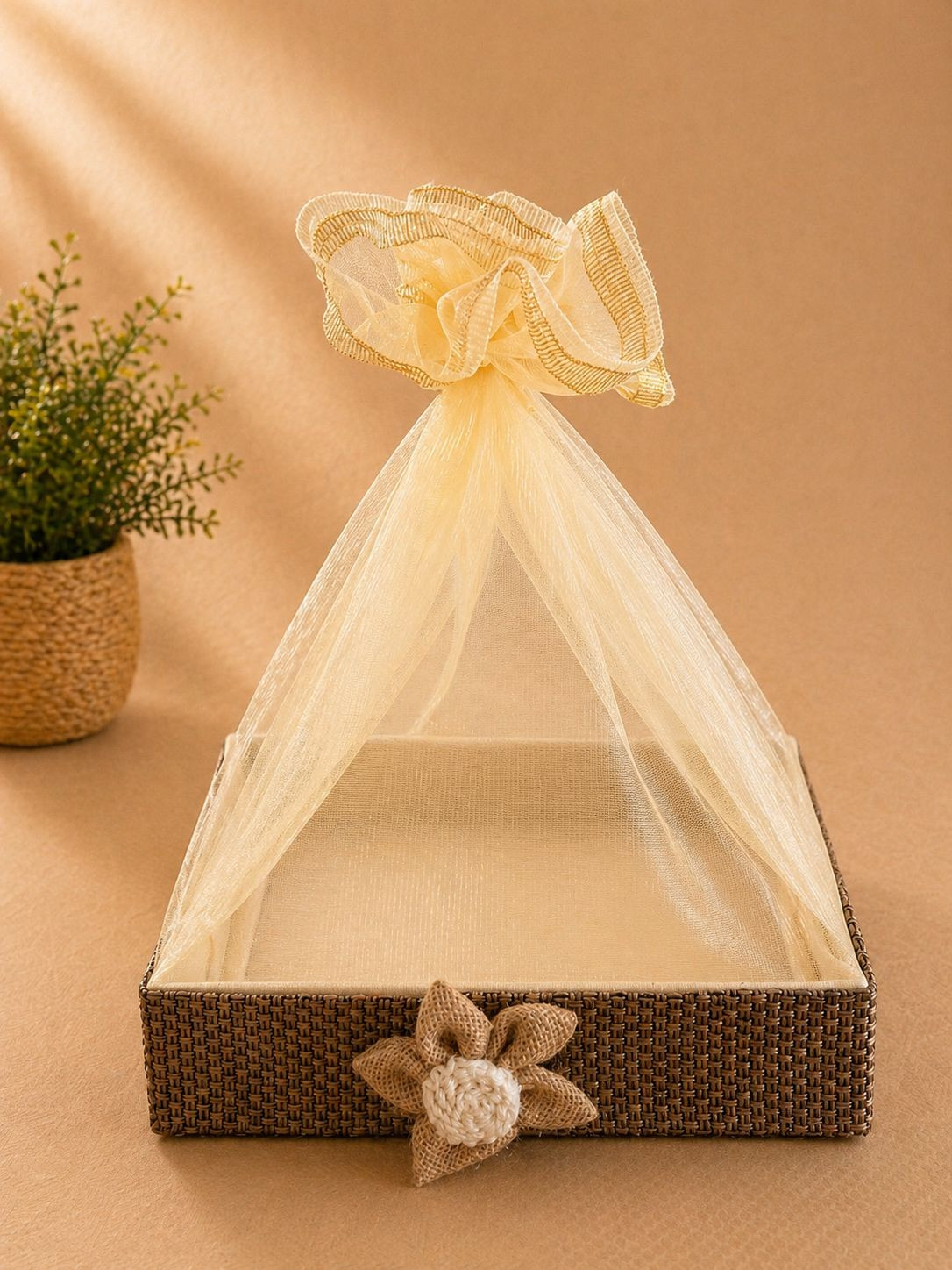Jute Petal Basket