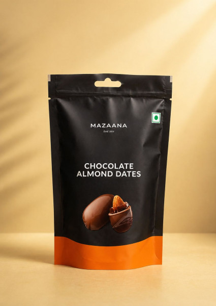 Image of Chocolate Almond Dates- 100g