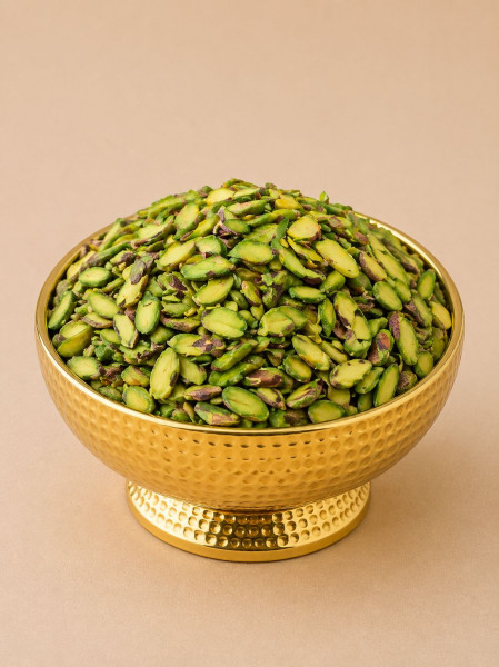 Image of Green Pista Sliced