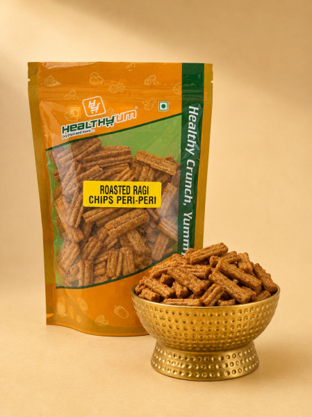 Image of Roasted Ragi Chips Peri Peri- 150g