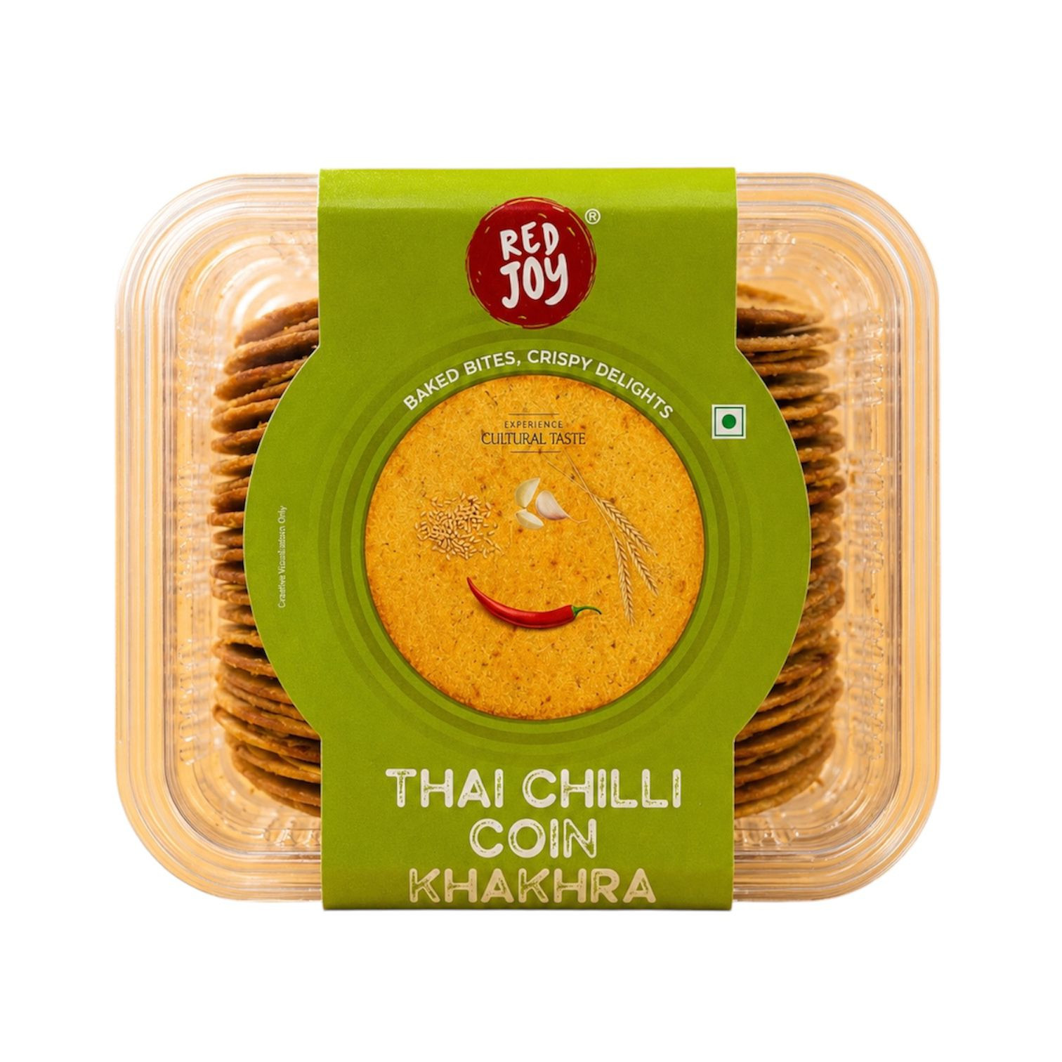 Thai Chilli Coin Khakra- 180g