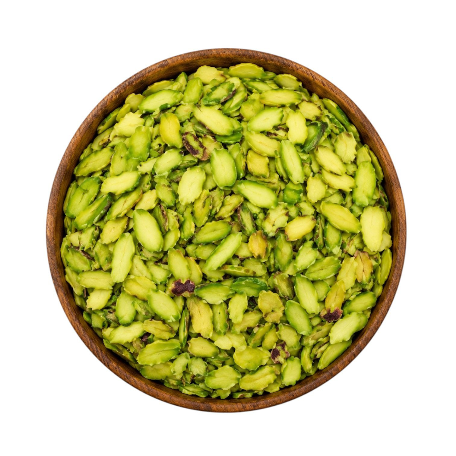 Green Pista Sliced