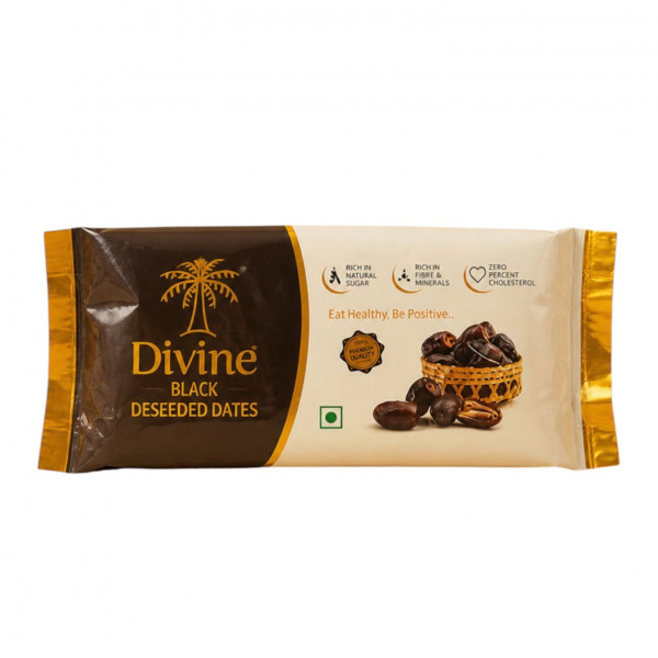 Image of Divine Deseeded Black Dates  (500 g)