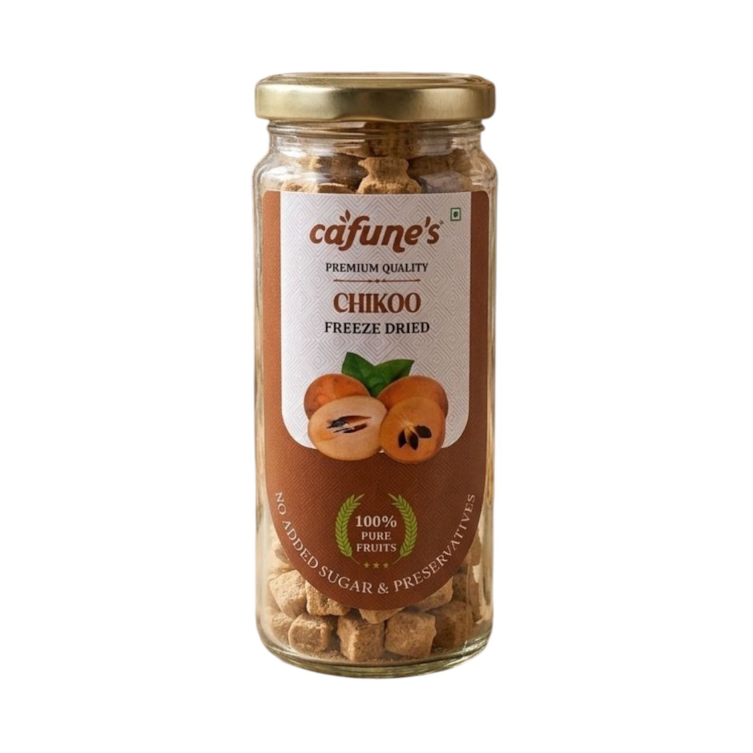 Dried Chikoo Bites- 40g