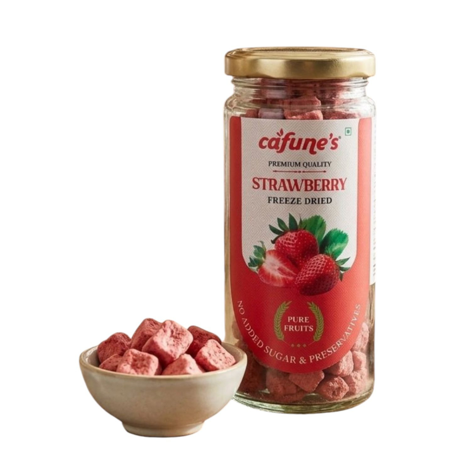 Dried Strawberry Bites- 16g