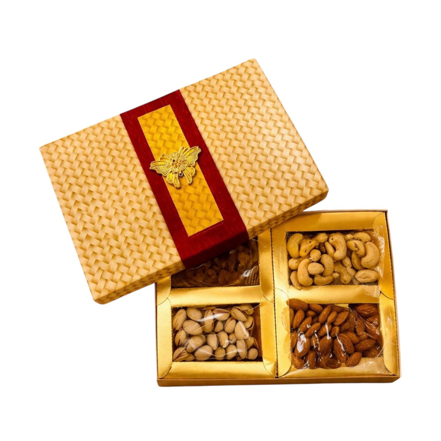 Dryfruit Box 200g KajuBadamKishmishPista 50g Each