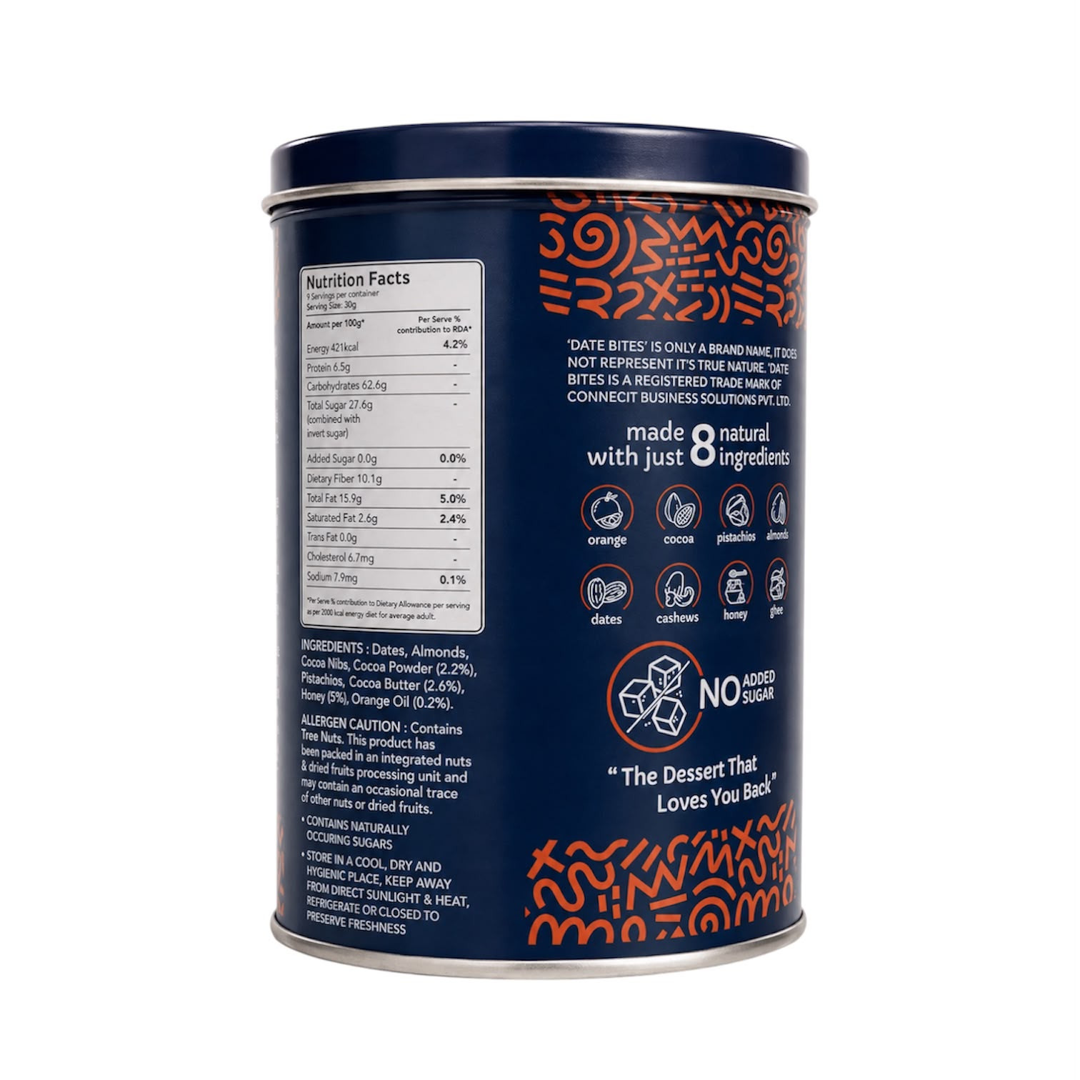 Date BitesDark Choco Orange- 200g
