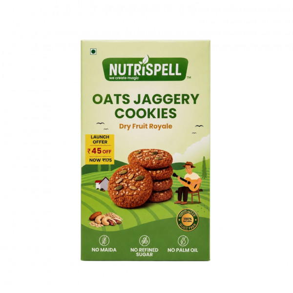 Image of Nutrispell Dryfruit Cookies- 160g