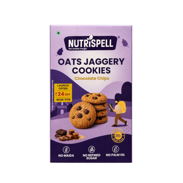 Image of Nutrispell Chocolate Chips Cookies- 160g