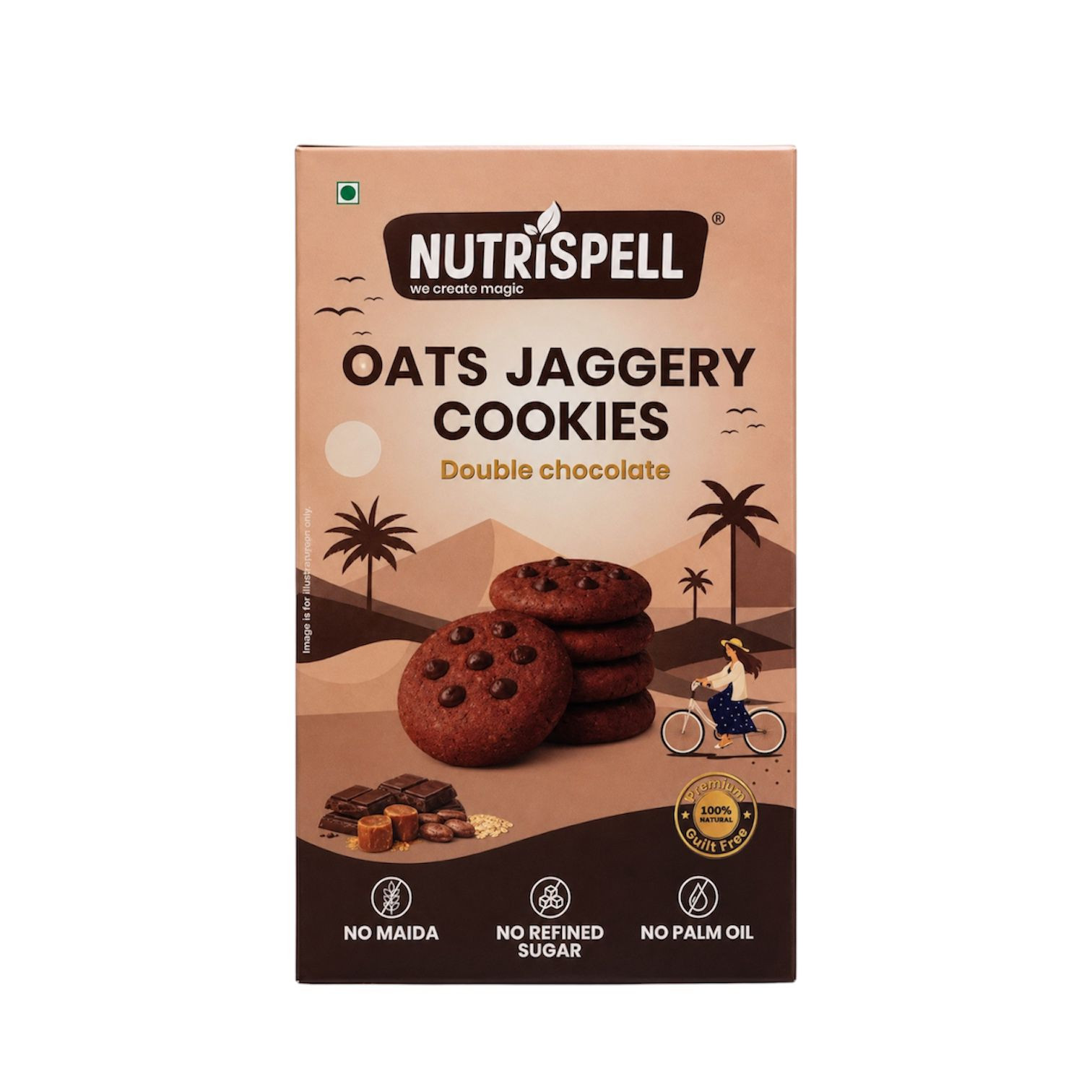 Nutrispell Double Chocolate Cookies- 160g