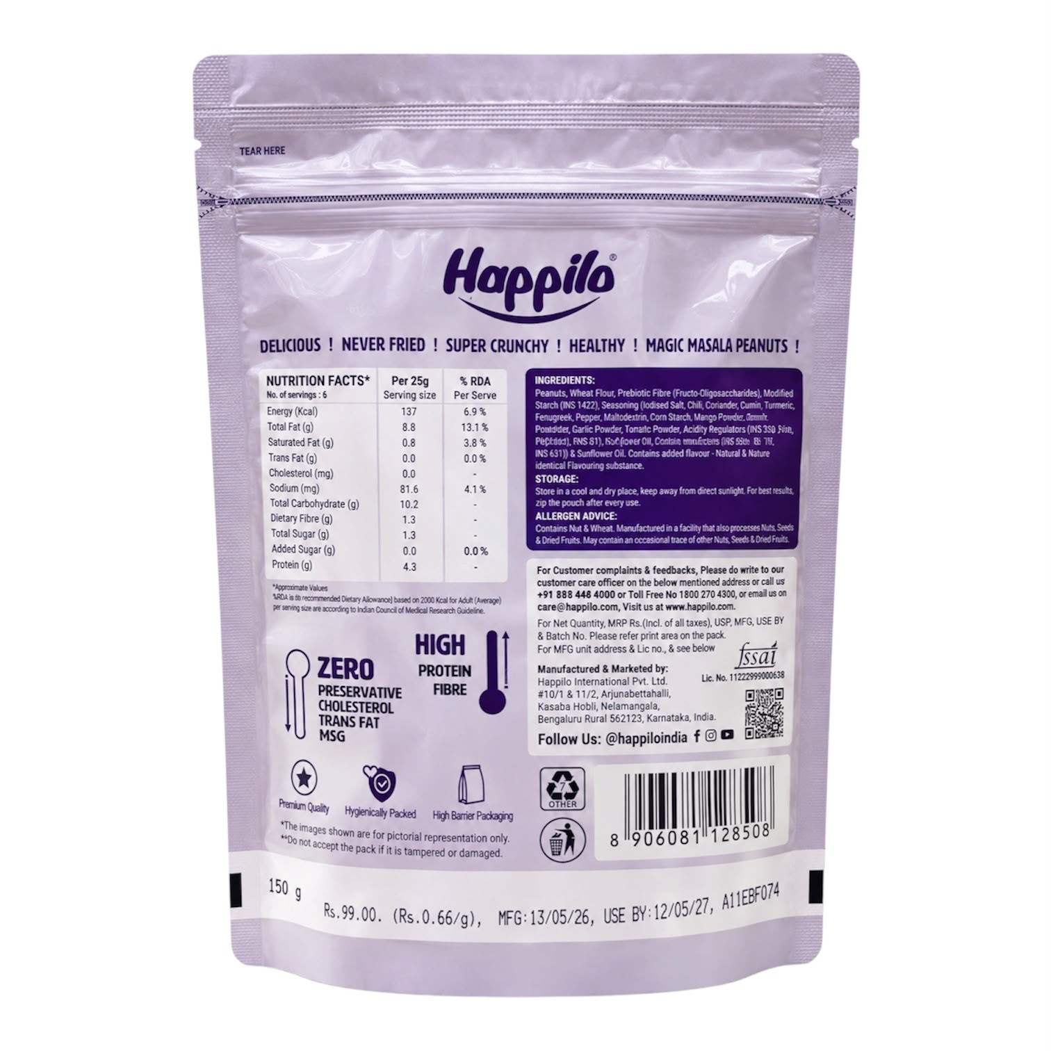 Coated PeanutsMagic Masala-150g