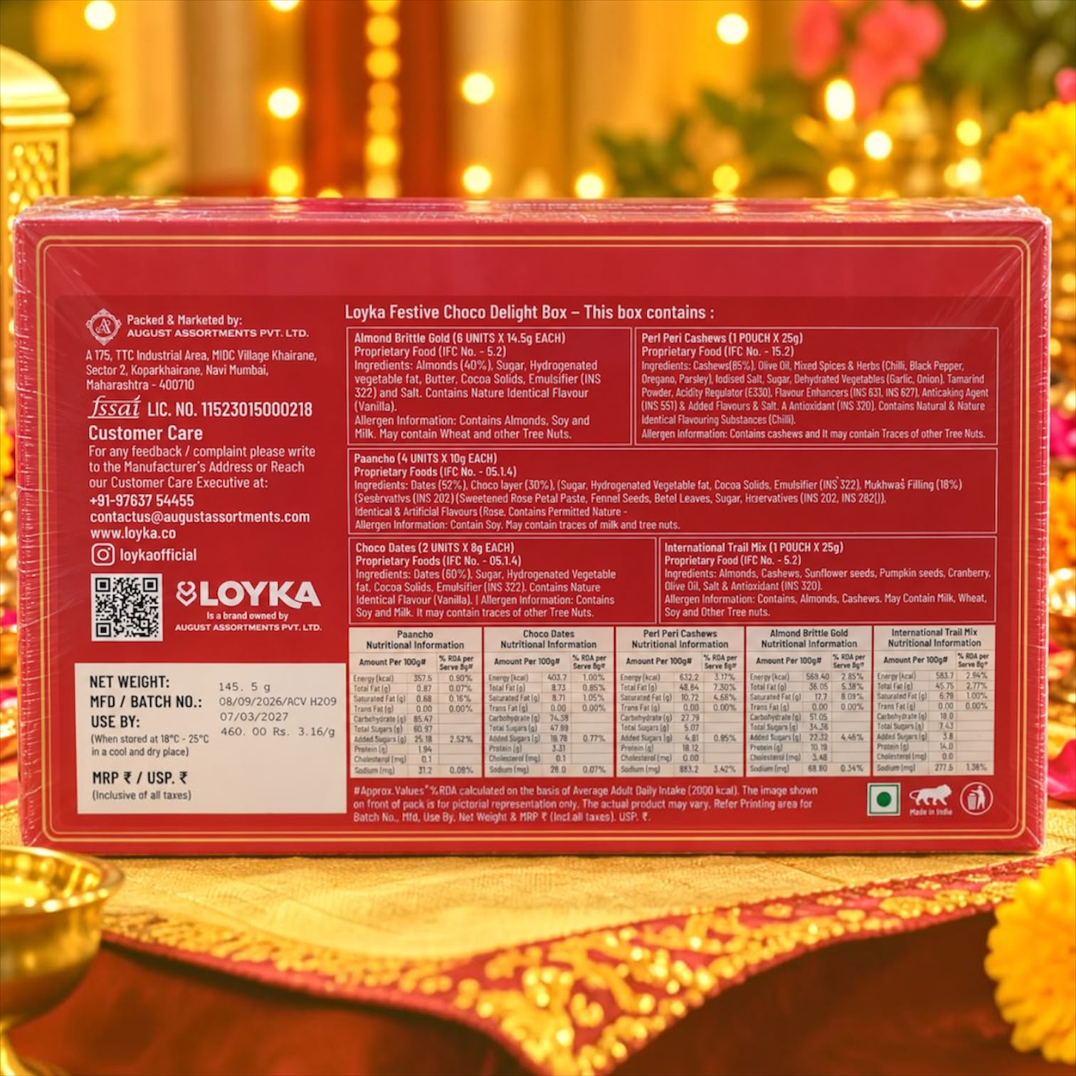 Loyka Festive Choco Delight Box- 1455g