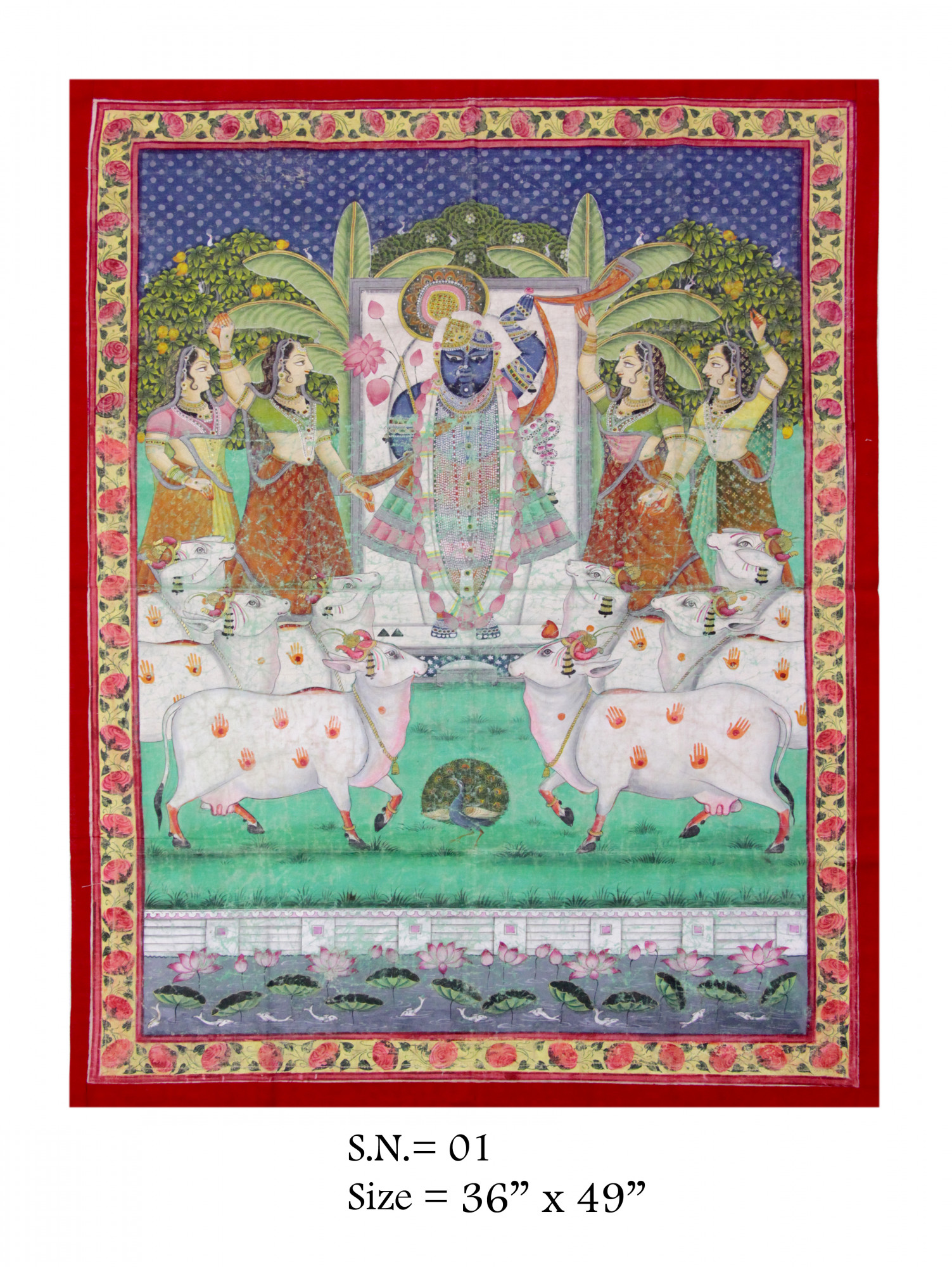 Shrinathji Darbar Temple Pichwai