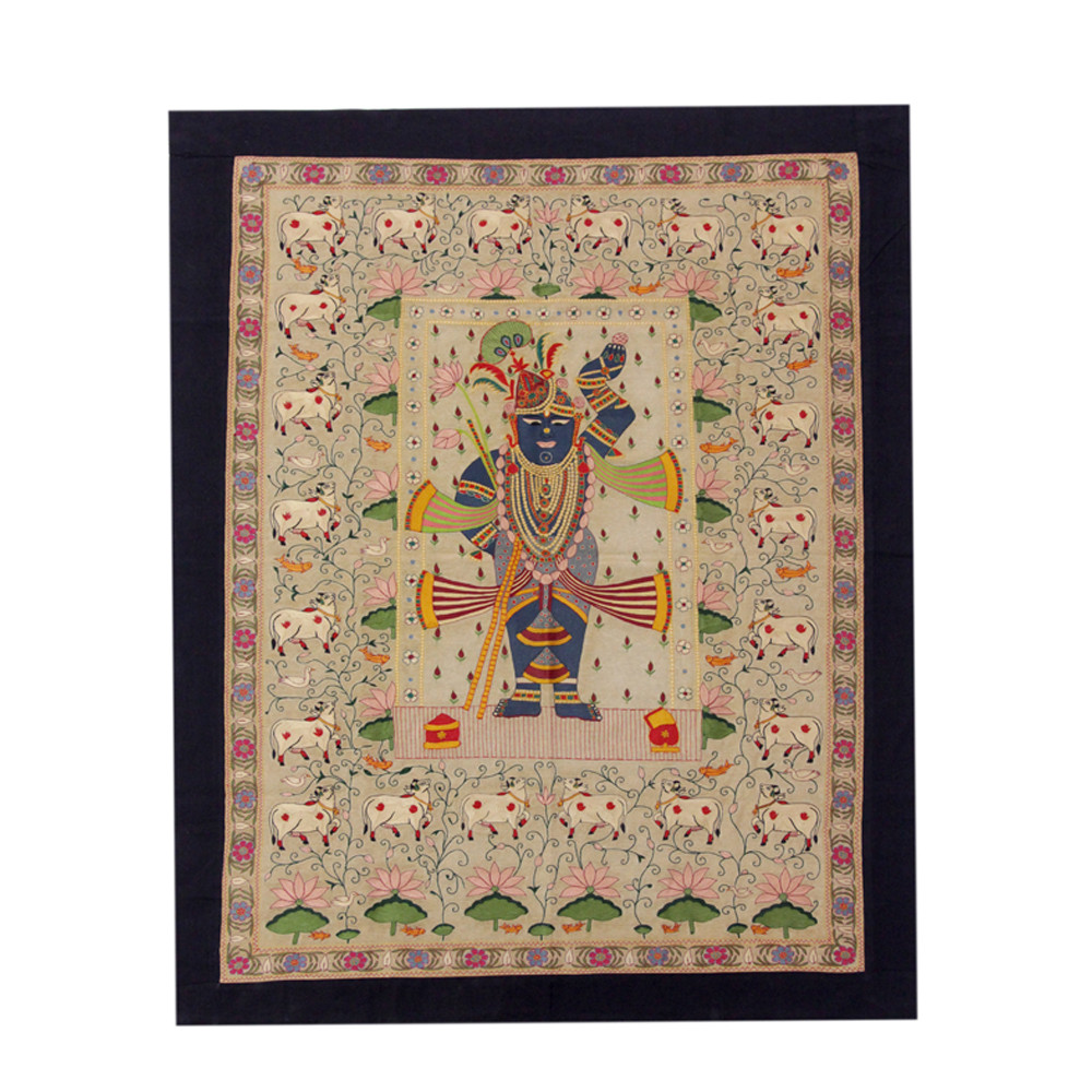 Embroidered shreenath pichwai