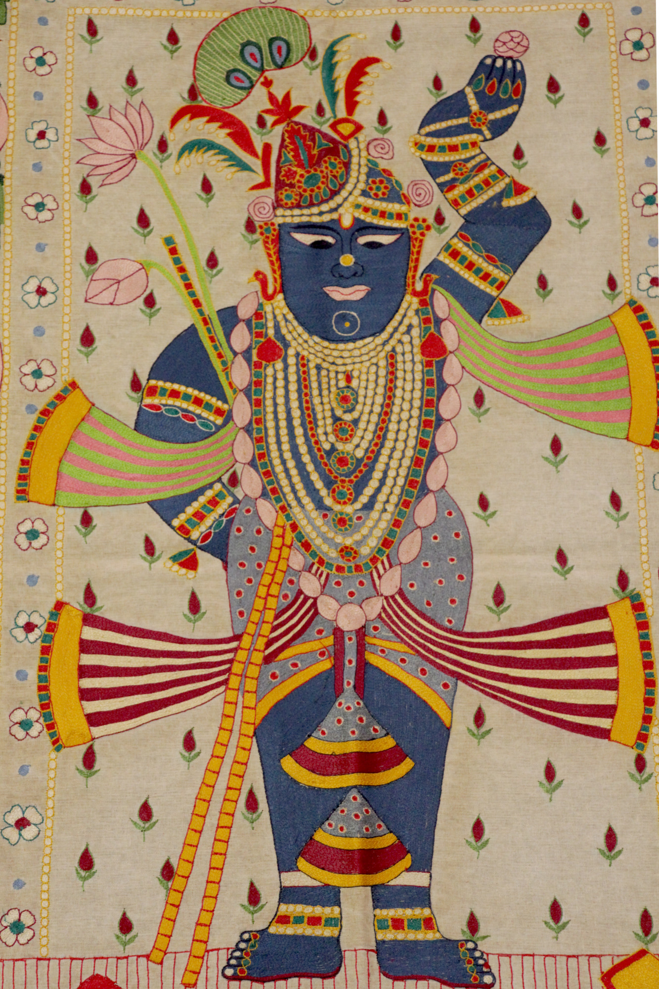 Embroidered shreenath pichwai