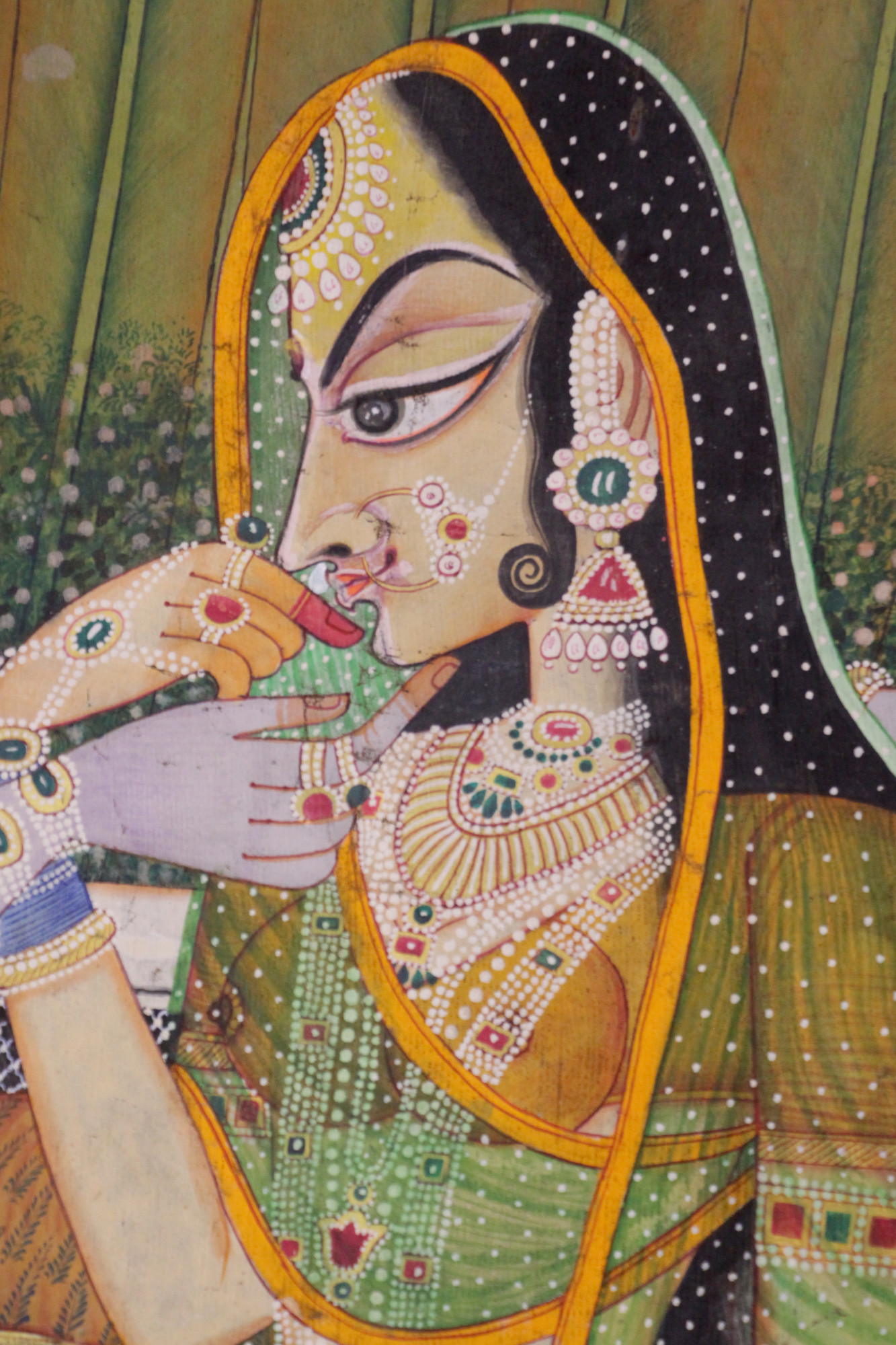 Moonlit Shringar Radha Krishna Pichwai