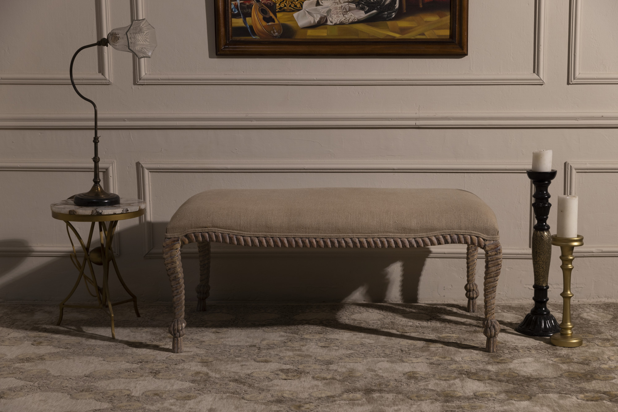 Farmhouse bench