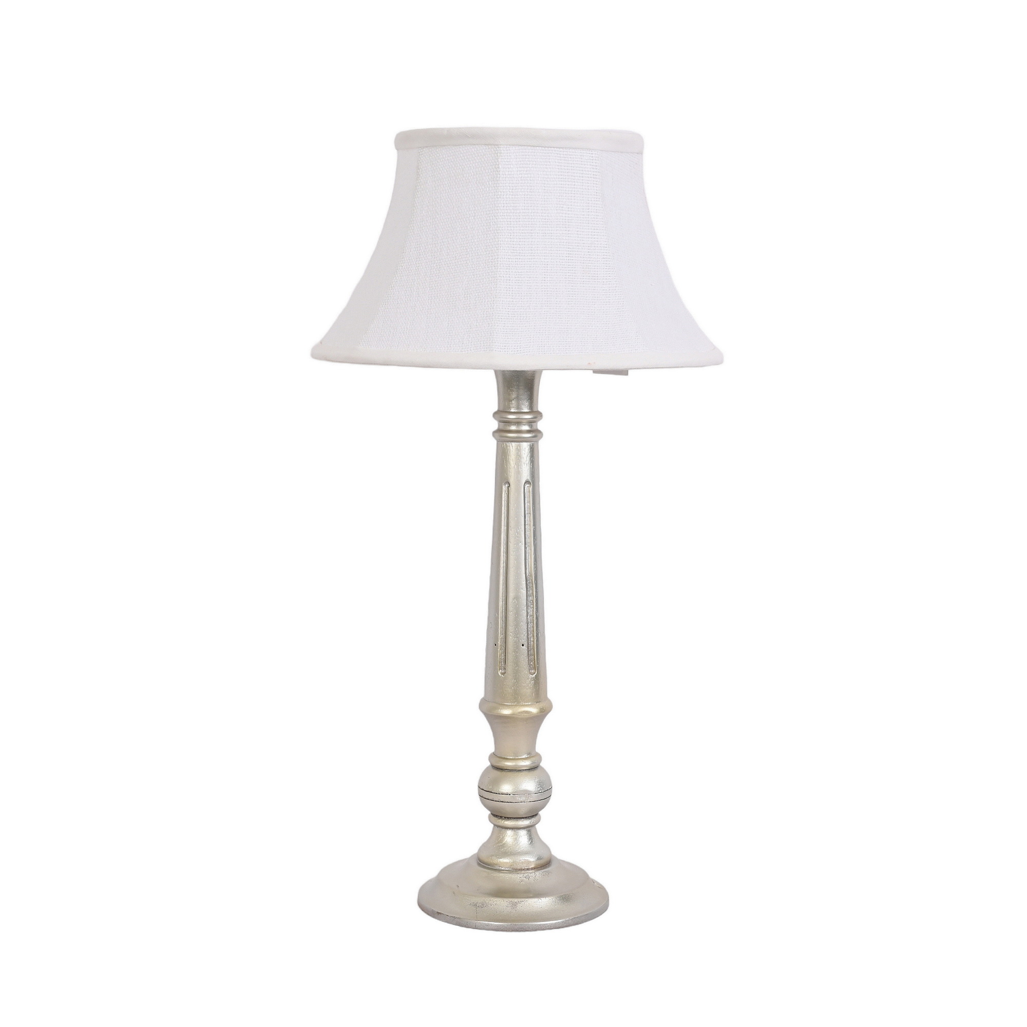 Silver table lamp