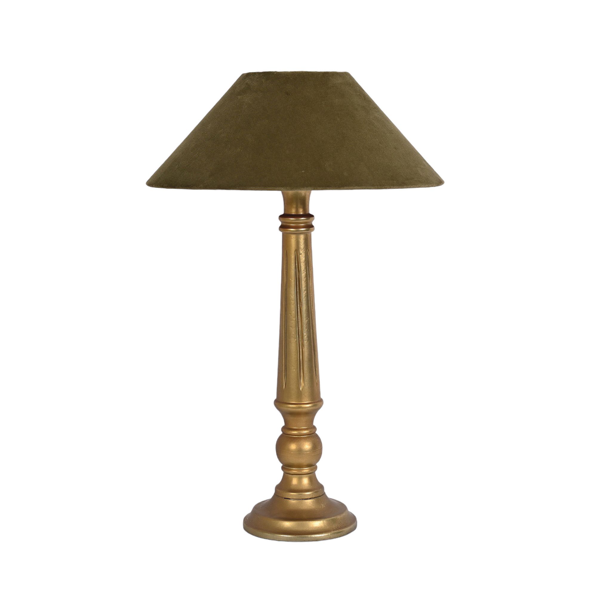 Golden table lamp
