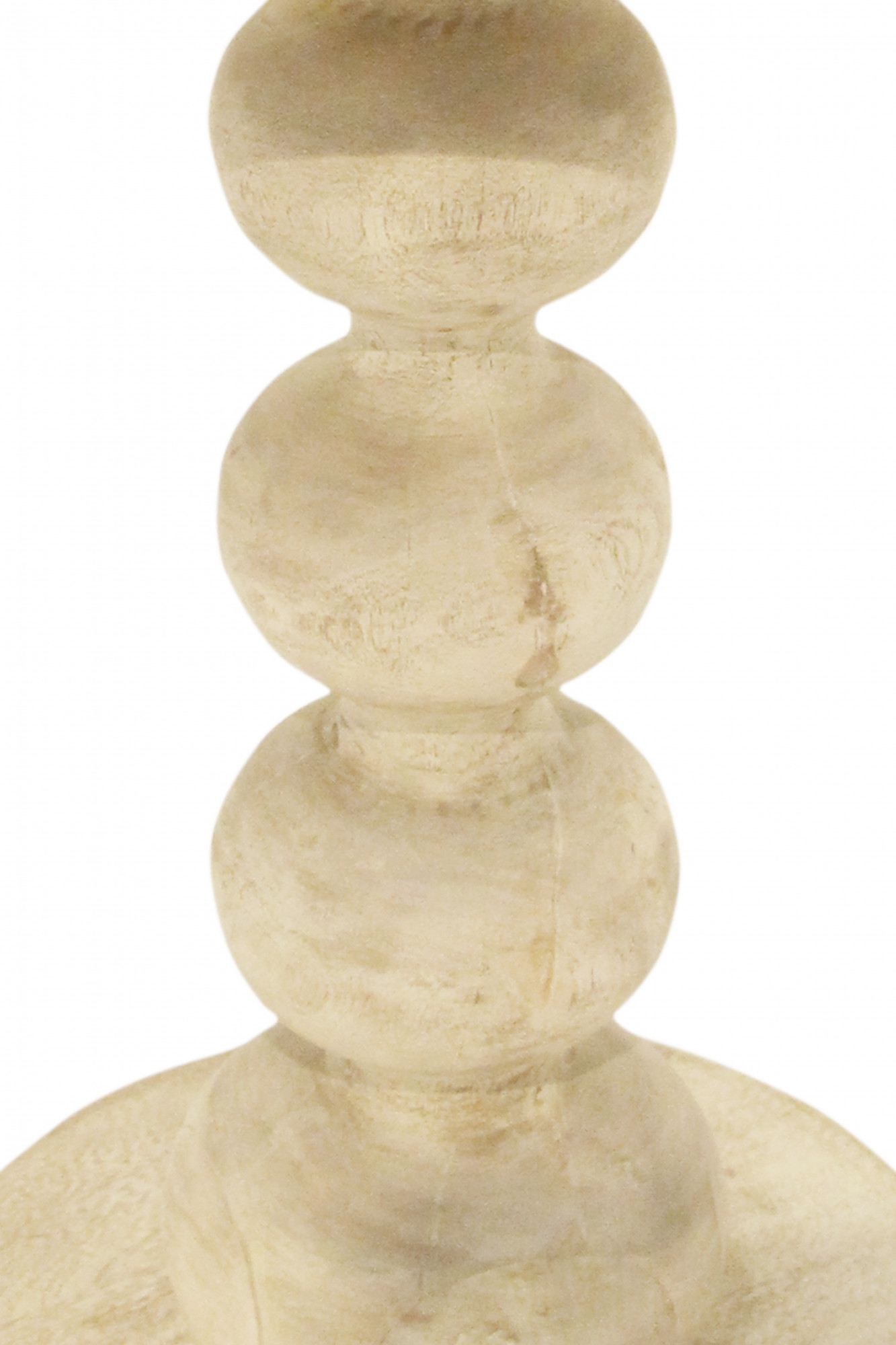 Red Sculptural Pedestal Side Table