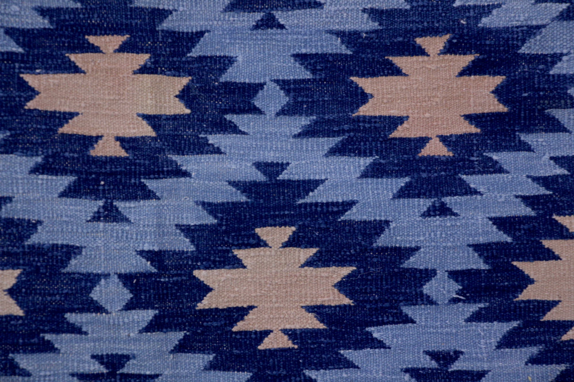 Aegean Labyrinth Vintage Geometric Flatwoven Dhurrie