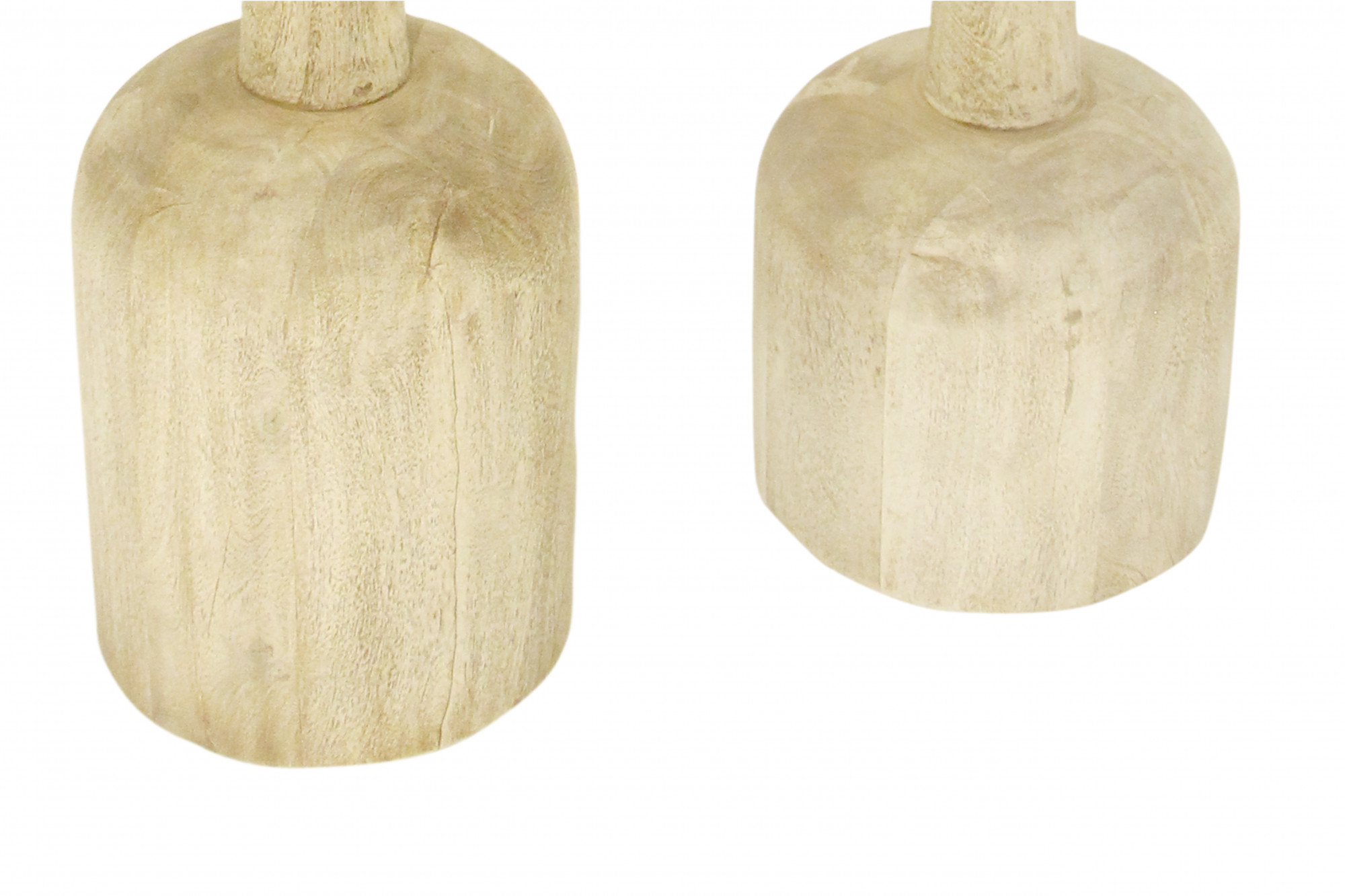 Mid-Century Modern Wooden Nesting Tables - set of 2