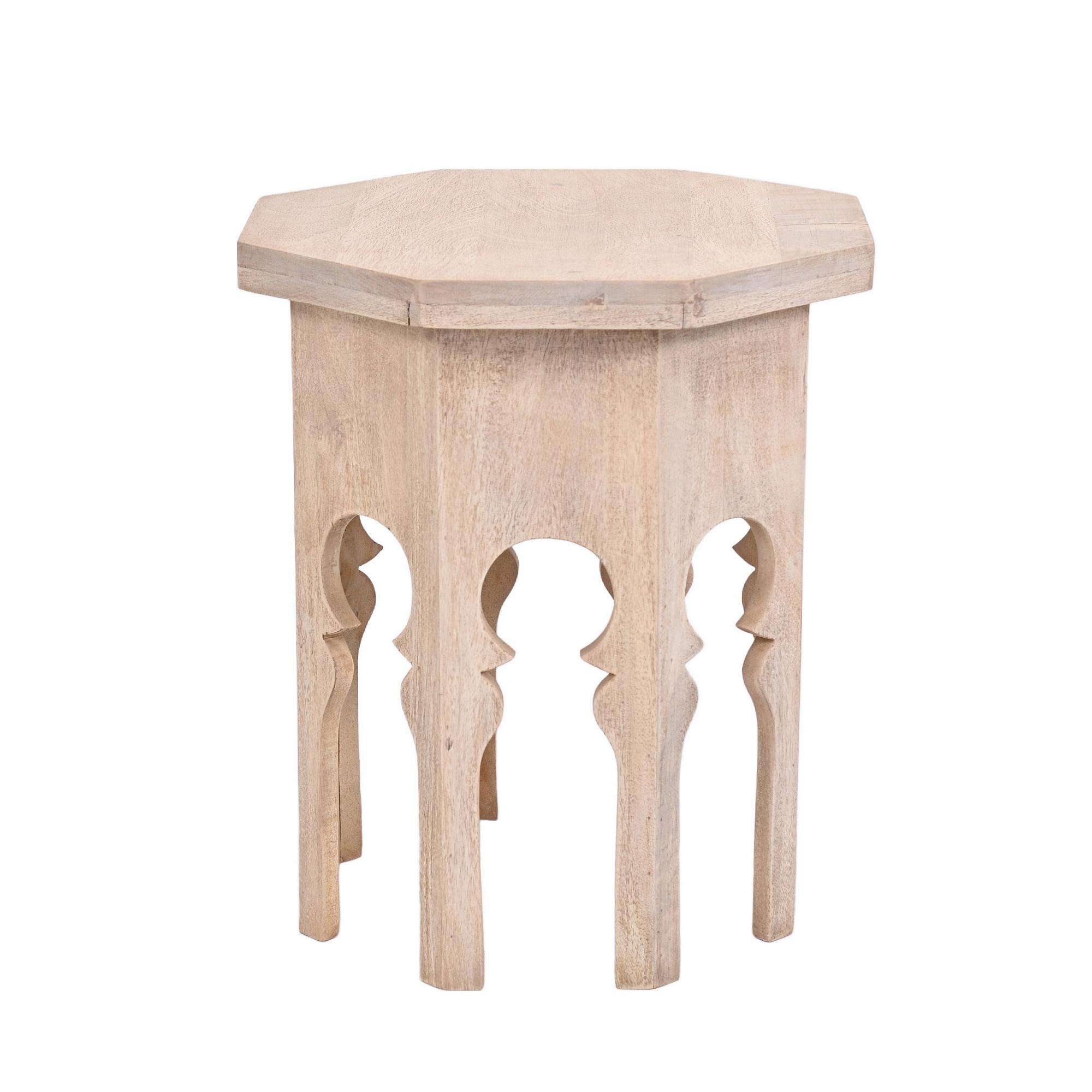 octagon side table