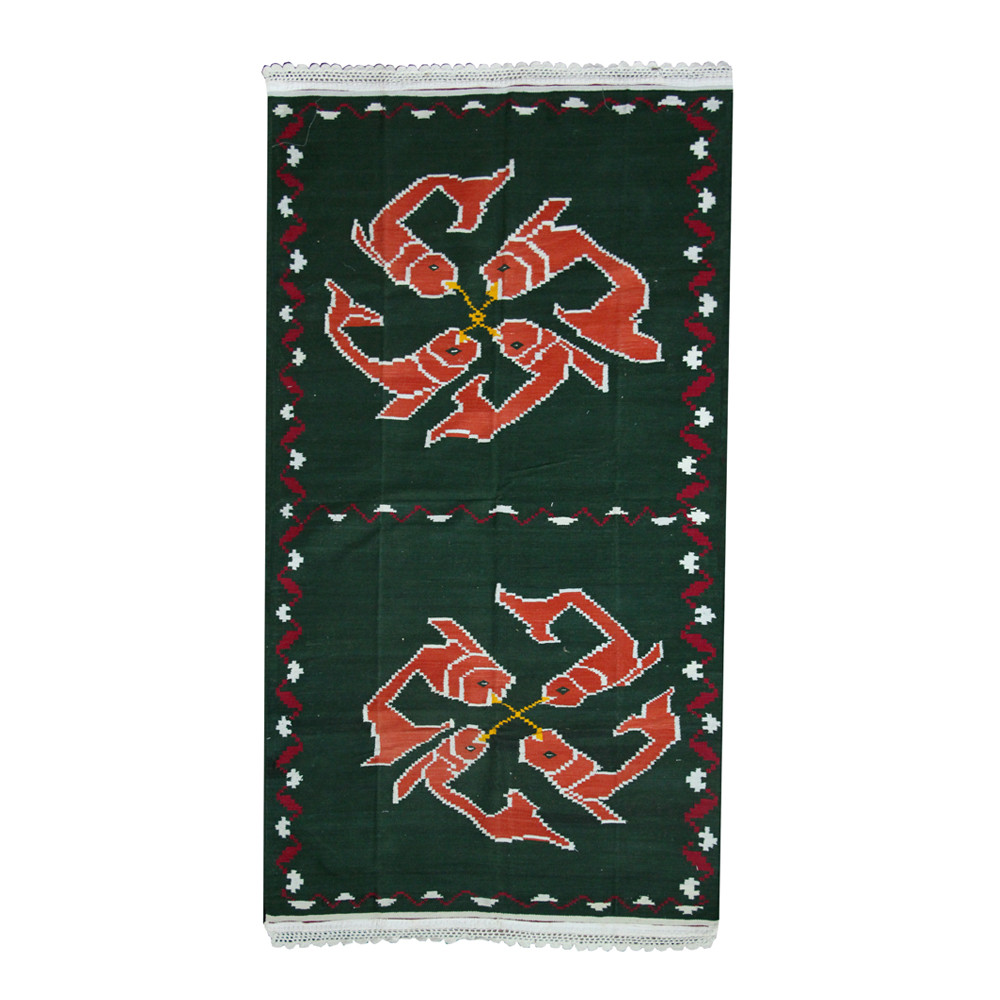 Matsya Chakra Bridal Dhurrie