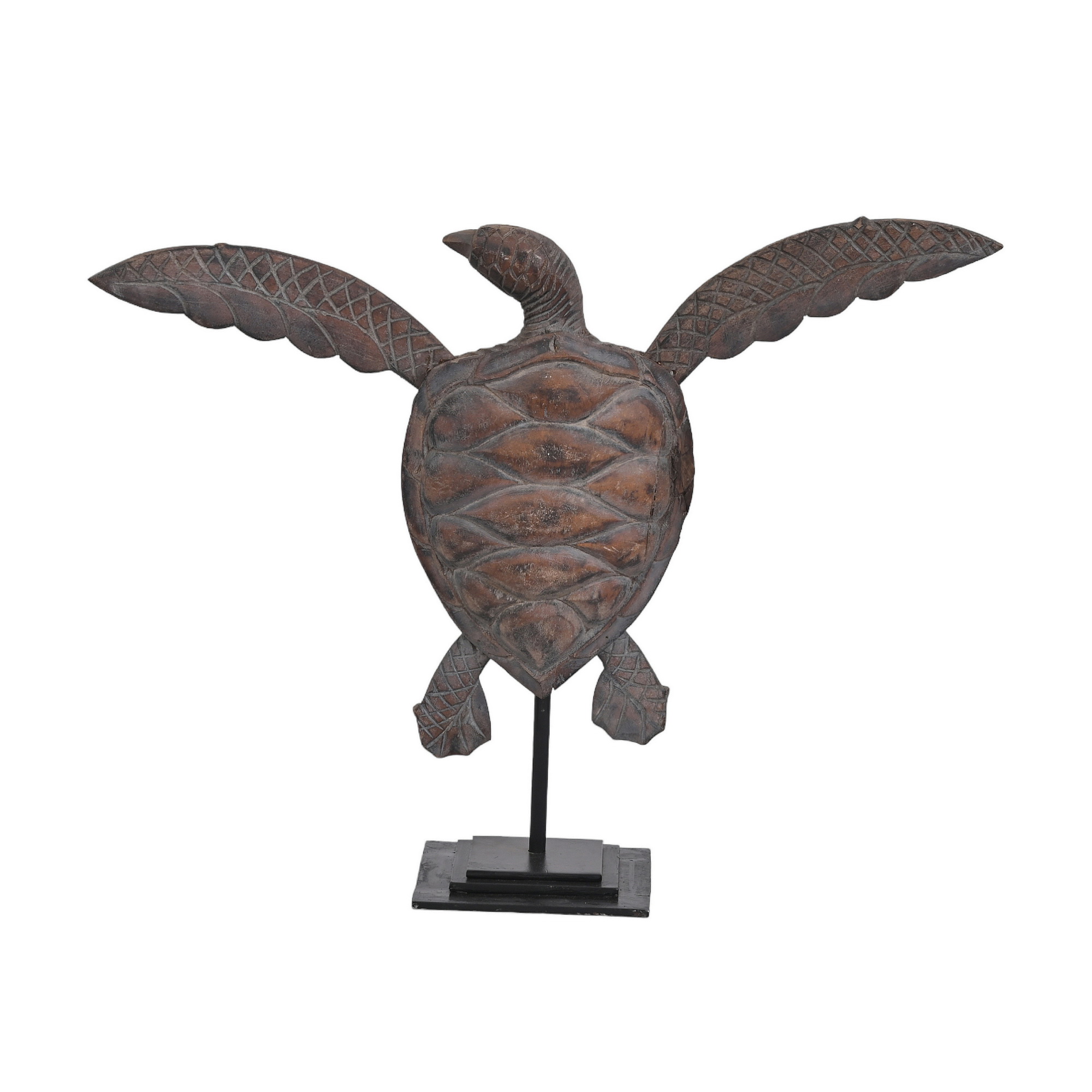 Wooden tortoise - L