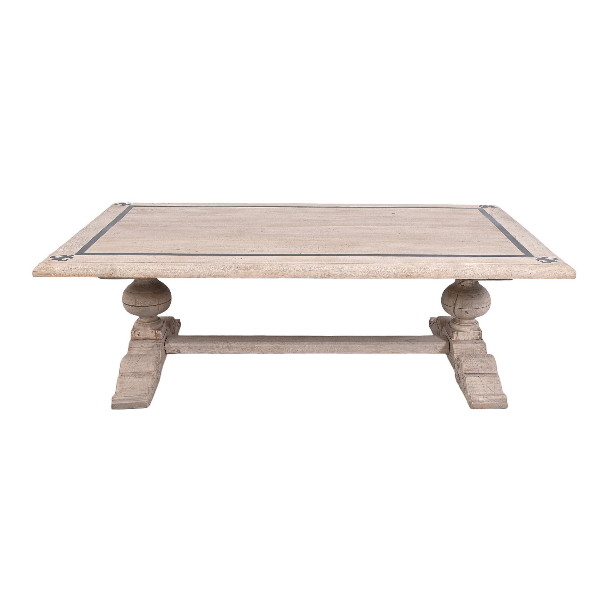 Pedestal French country table