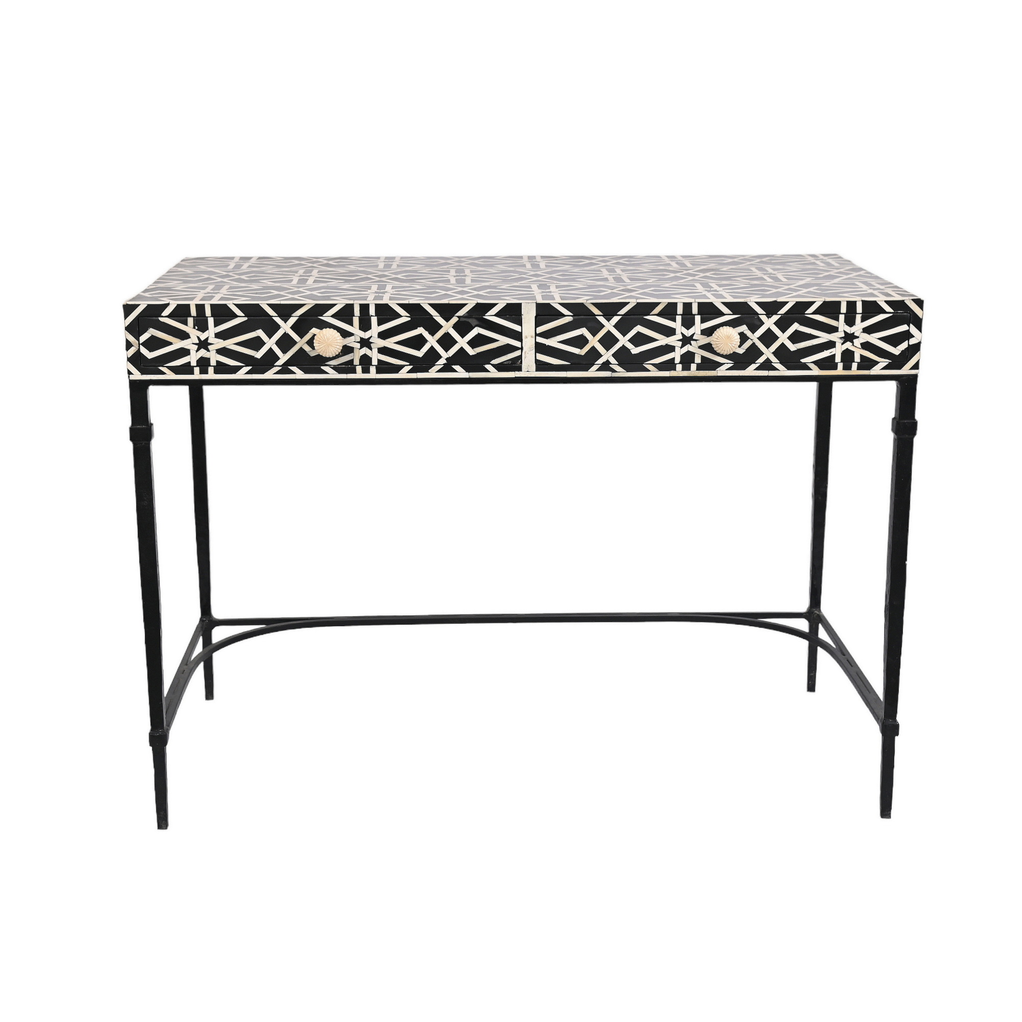 Zarin Bone inlay iron desk