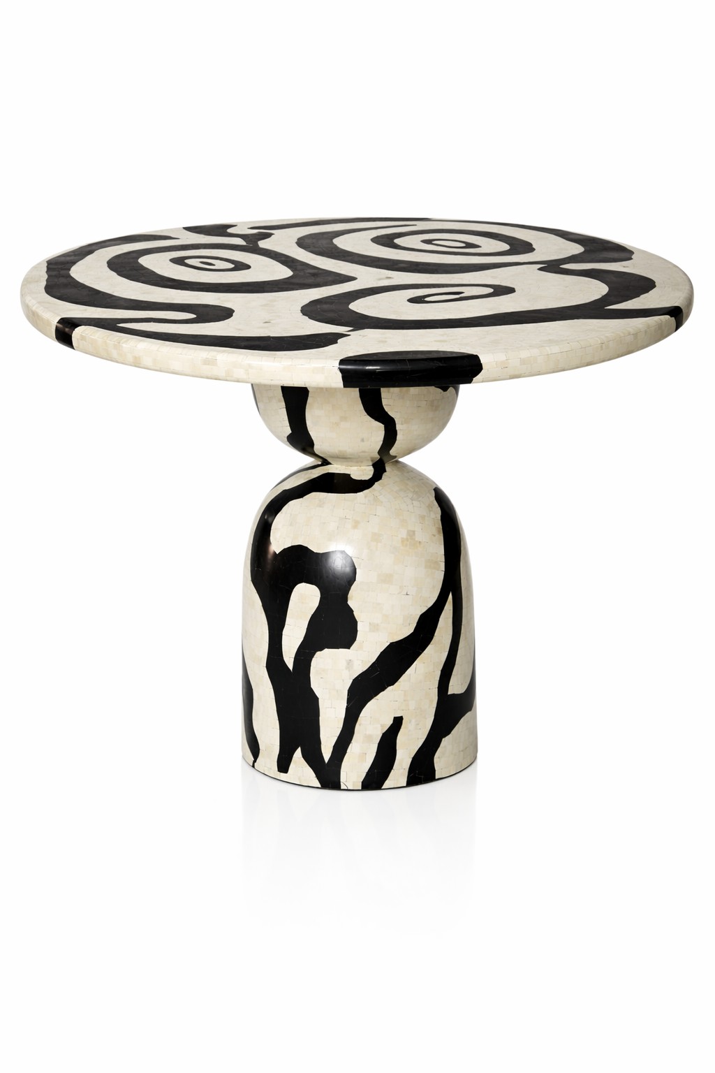Ivory  Obsidian Foyer Table