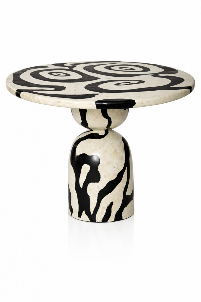 Image of Ivory &amp; Obsidian Foyer Table