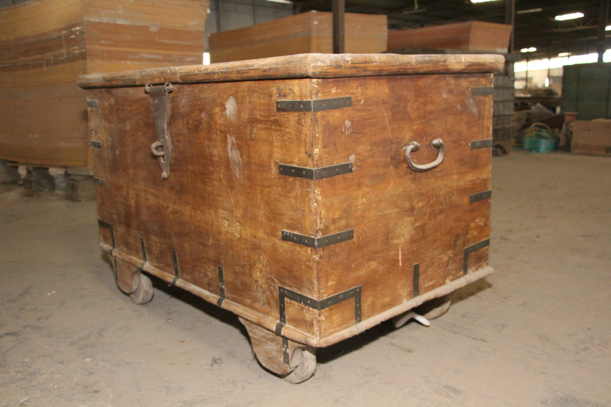 Vintage old trunk